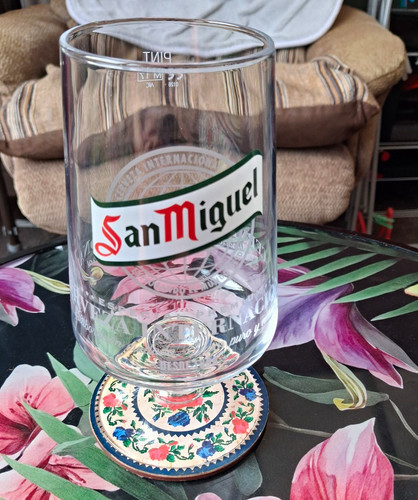 San miguel pint beer - beer, glass