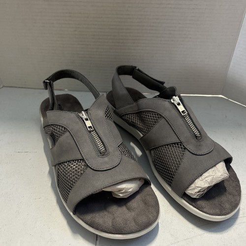 Walking cradles open toe - toe, zip