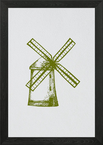Minimalist farm windmill - minimalist,