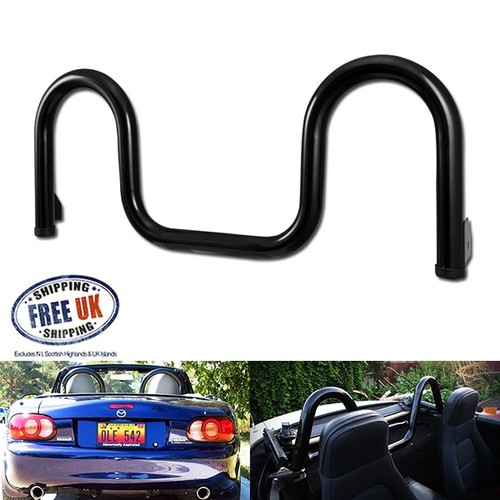 Black rear seat roll - black,