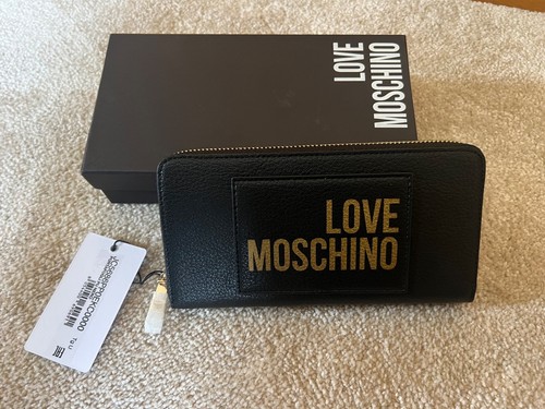 Love moschino black purse - black,