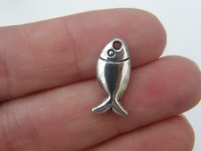 BULK 50 Fish charms antique