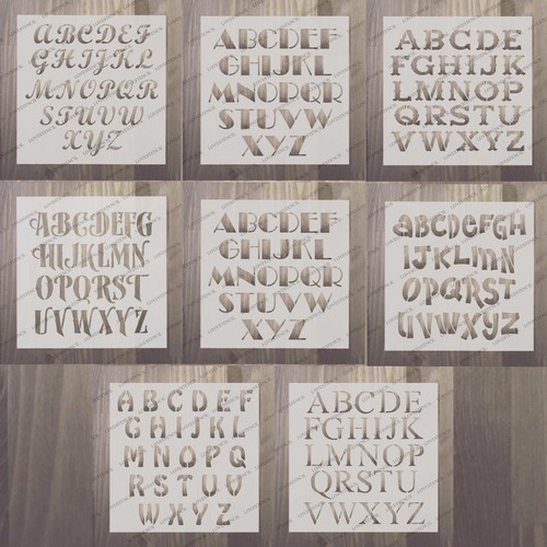 Alphabet stencils - alphabet,