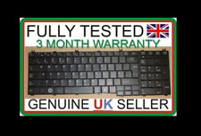 TESTED BLACK Toshiba Satellite C660D-152 Laptop UK English Keyboard