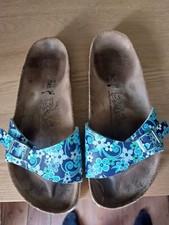 Birkenstock Birkis MADRID Floral Pattern Size 5 / 38 Narrow Fit