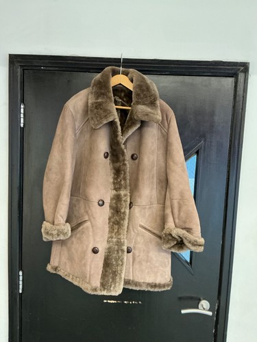 Real sheepskin coat made - real,