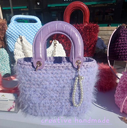 Handmade crocheted purple - handmade,