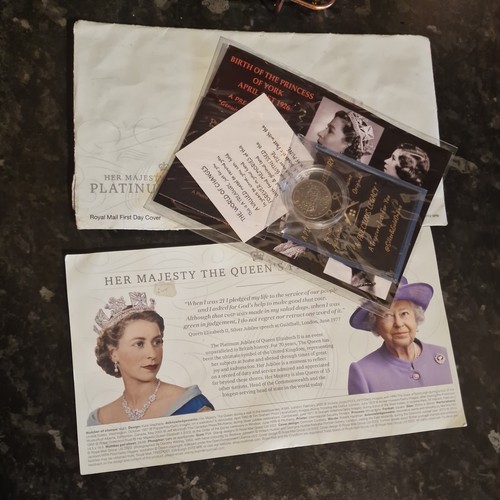 First day covers with coins - first,