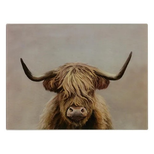 Highland cow glass - highland,