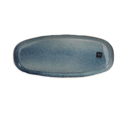 Savina blue 33x14 - .8cm, dessert