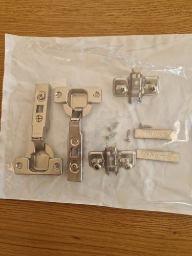 Blum clip hinge plate pack - clip, hinge/plate