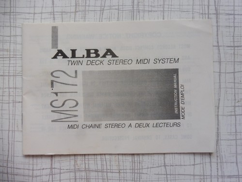 Alba ms172 twin - ms172, stereo