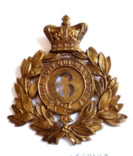 Original Victorian 6th Warwickshire Regiment of Foot Shako Badge QVC Antique