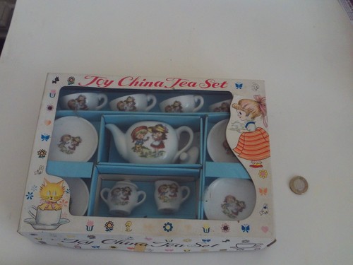 Toy china tea set - toy,