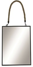 Large Black Wall Mirror With