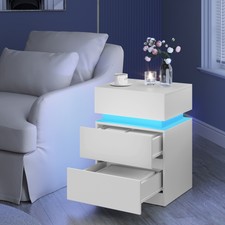 Modern Bedside Table 2 Drawers