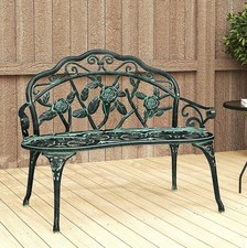 Garden Bench Metal 2 Seater