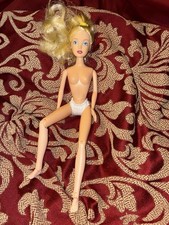 Retro 90s Disney Cinderella Articulated Doll With Pants Posable Doll