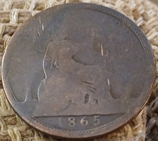 1865 VICTORIAN ONE PENNY