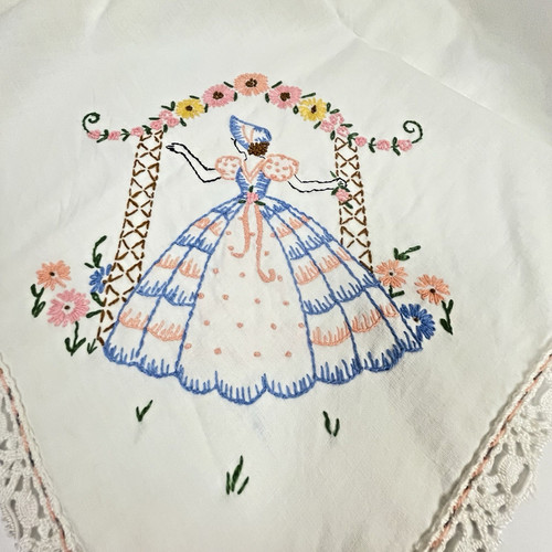 Vintage hand embroidered - vintage,