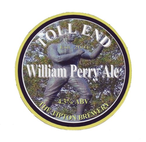 Pump clip william perry ale - -,