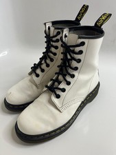 Statement Docs! Dr. Martens 1460 Boots - White Smooth Leather - UK 5 / EU 38