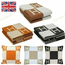 New Wool Cashmere Throw Plaid