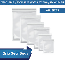 GRIP SEAL Bags Self Resealable