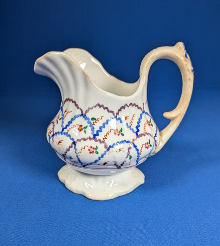Antique welsh gaudy pearl ware - pearl,