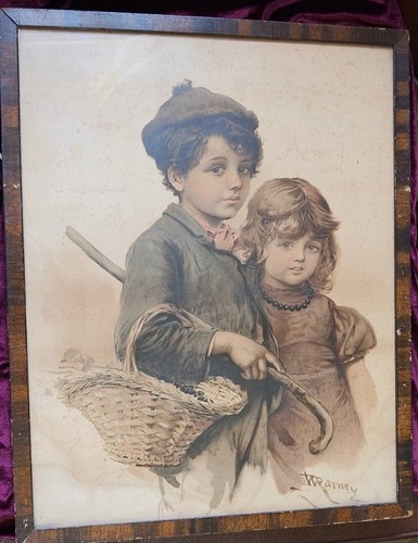 Antique lithograph print - lithograph,