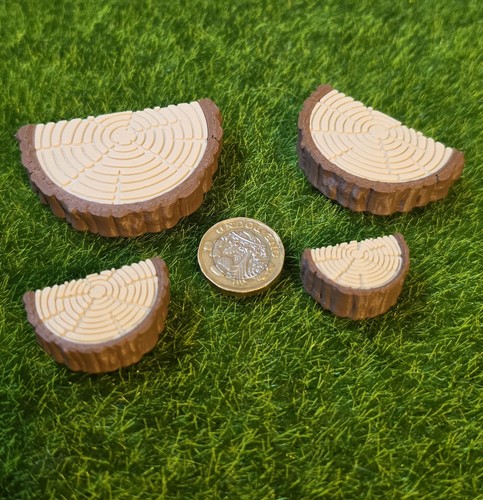 Printed tree slice ledges - tree,