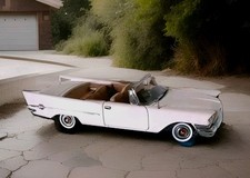 VINTAGE! 1957 DANBURY MINT CHRYSLER 300C CONVERTIBLE  1:24 SCALE. BOXED 