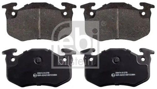 Brake pads rear axle 16189 - rear,