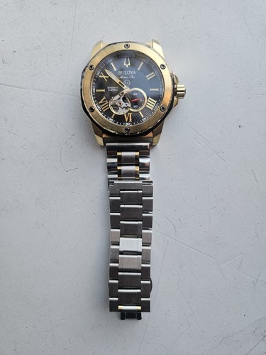 Pre owned men bulova marine - men's,