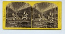 1862 International Exhibition - Nave Eastern Dome - Stereoview William England 