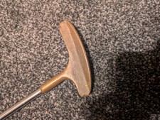 Vintage Bronty Spooky Blade Brass Putter 1970s Rare ( 35 Inches )