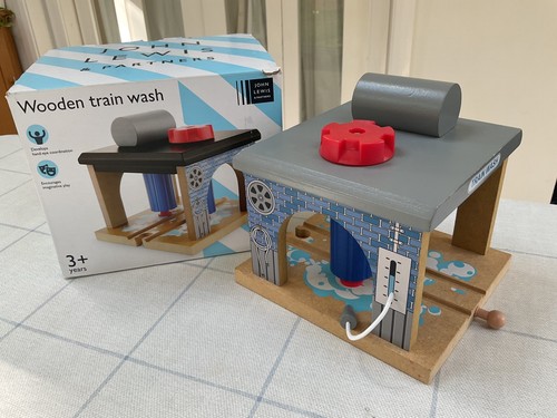 John lewis wooden train - train, wash