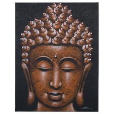 Buddha Painting - Copper
