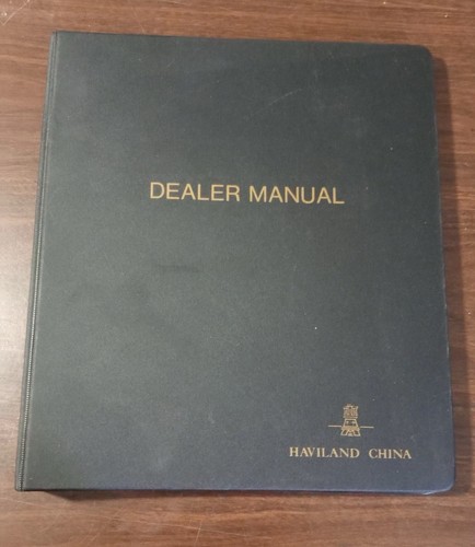 Haviland china dealer manual - china,