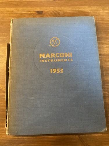 Marconi 1953 catalogue book - catalogue,