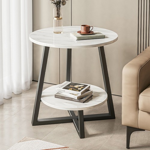 Tier round side table corner - tier,
