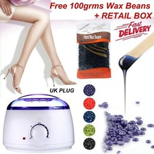 Wax Pot Heater Hard Wax Beans Warmer Machine Kit Tool For Hair Removal OR Beads