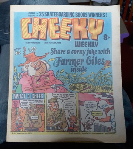 Cheeky comic august - cheeky,