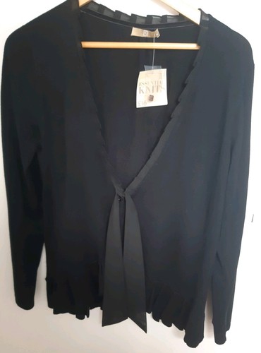 Ladies black cardigan with - tu,