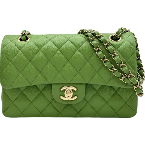 Chanel matelassé green - chanel, 23