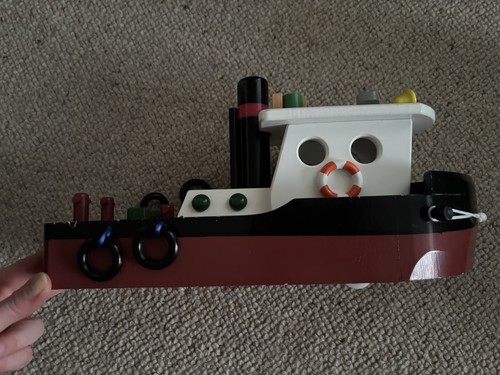 New classic toys wooden boat - classic,