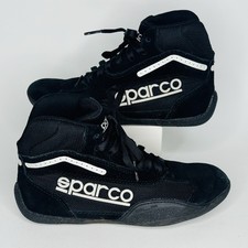 Sparco KB-4 Karting Boots Black Driving Go Kart Shoes UK Size 2 EU 34