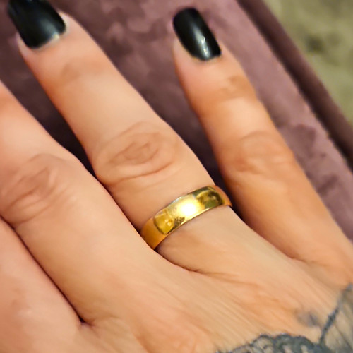 Mens hallmarked 9ct yellow - 9ct,