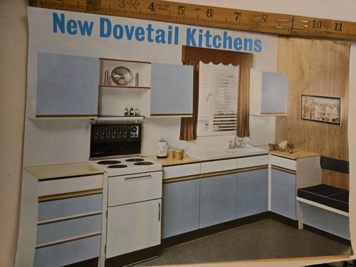 Vintage 1960s dovetail kitchen - vintage,