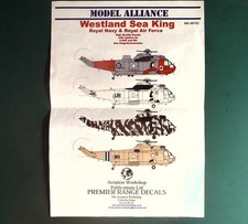 Model Alliance Decals 1/48 48103: Westland Sea Kings RN & RAF